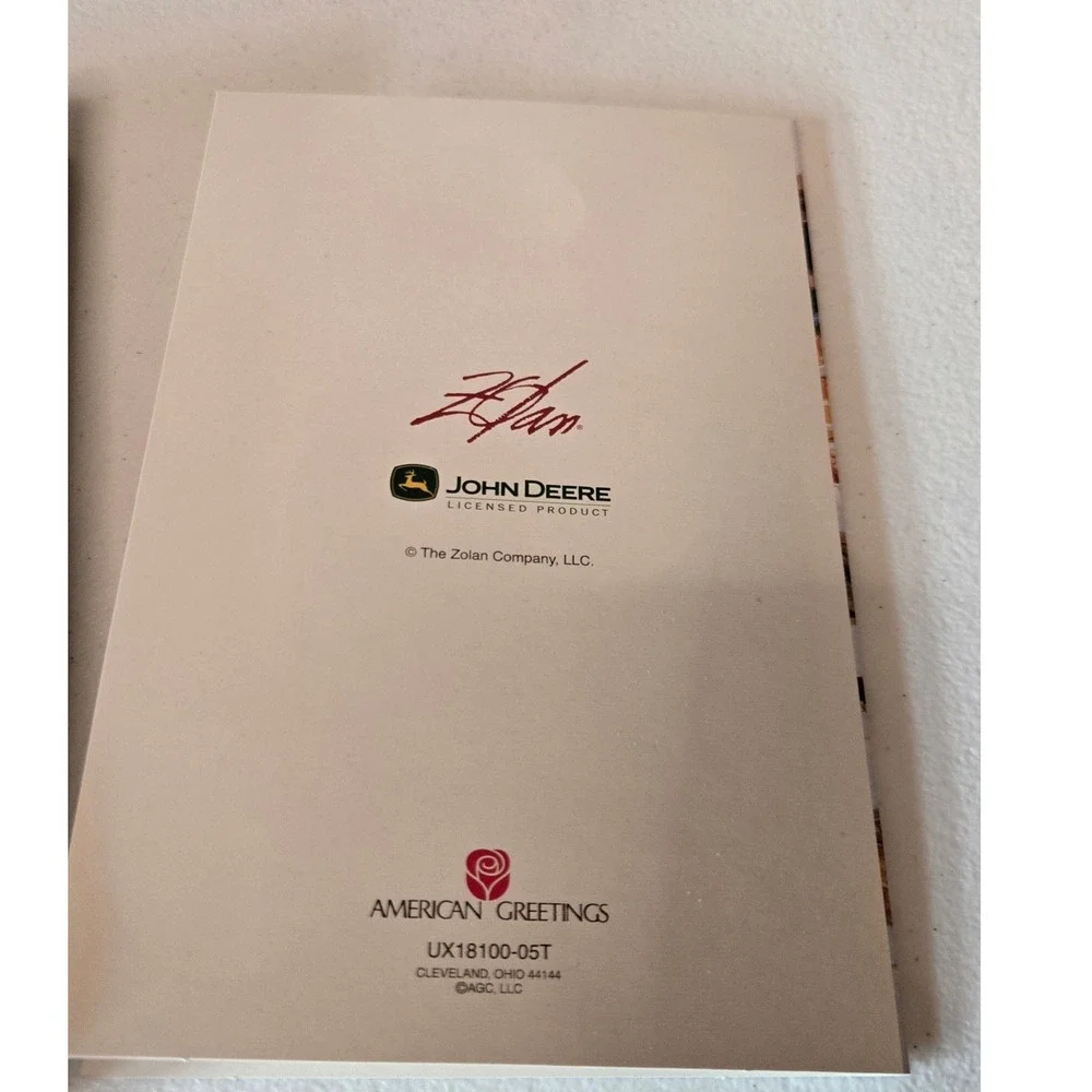 John Deere Donald Zolan Santa Christmas Cards American Greetings Box Set 17/18